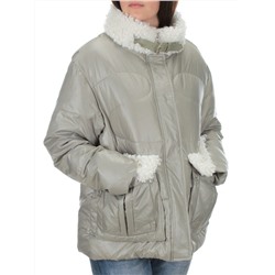 22-186 GRAY Куртка зимняя облегченная женская (120 гр. холлофайбер)